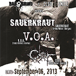 Sauerkraut (Burgas) + V.O.A. (Varna) + Clot (Varna) Live @ Club Smile (06.09.2013)